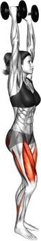 Dumbbell Overhead Lunge thumbnail thumbnail