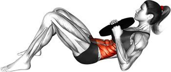 Weight-Plate Lying Crunch thumbnail