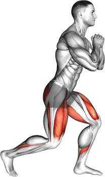 Walking Lunge demo video 3