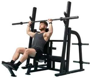 Barbell Seated Overhead Press demo video 3