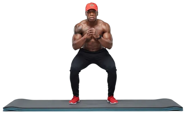 Bodyweight Squat Pulse demo video 3