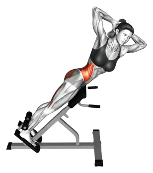 45-Degree Twisting Hyperextension thumbnail thumbnail