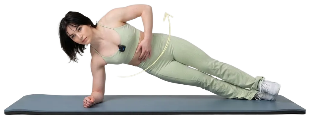 Forearm Dip Rotation Side-Plank demo video 2