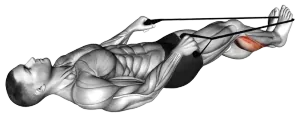 Calf Rope Stretch demo video 2