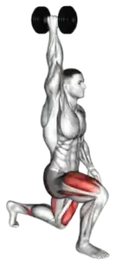 Dumbbell Single-Arm Overhead Lunge thumbnail thumbnail