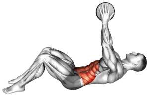 Dumbbell Straight-Arm Twisting Sit-Up thumbnail thumbnail