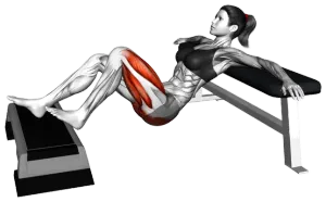 Staggered Elevated Hip Leg Thrust thumbnail thumbnail