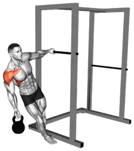 Kettlebell Leaning Front Raise thumbnail thumbnail