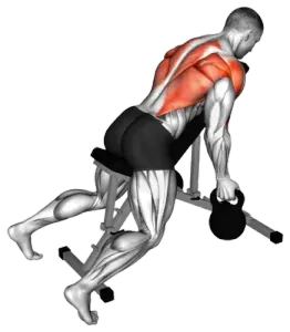 Kettlebell Lying Rear-Delt Row thumbnail thumbnail