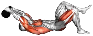 Kettlebell Single-Leg Glute Bridge Pullover thumbnail thumbnail