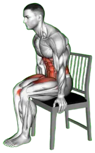 Chair L-Sit demo video 2
