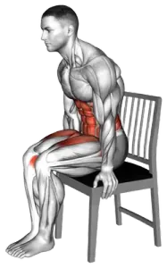 Chair L-Sit demo video 3