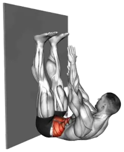 Lying Against-Wall Toe-Tap Twist thumbnail thumbnail