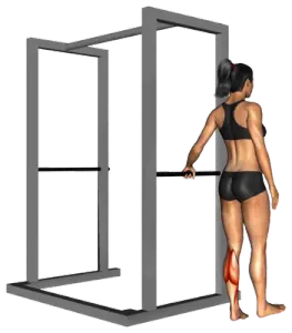 Floor Single-Leg Eccentric Calf Raise thumbnail thumbnail