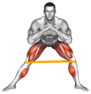 Resistance-Band Side Lunge Stretch thumbnail thumbnail