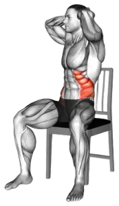 Chair Seated Upright Twist thumbnail thumbnail