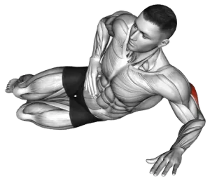 Side-Lying Single-Arm Tricep Push-Up thumbnail thumbnail
