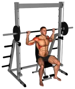 Smith-Machine Behind-Neck Press thumbnail thumbnail