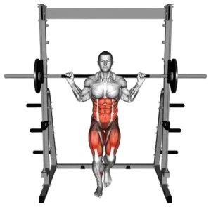 Smith-Machine Curtsey Lunge thumbnail thumbnail