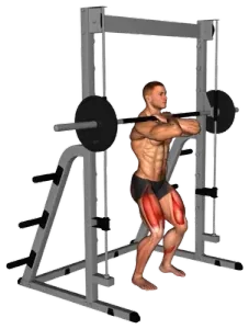 Smith-Machine Front Squat demo video 2