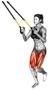 TRX Curtsy Lunge thumbnail thumbnail