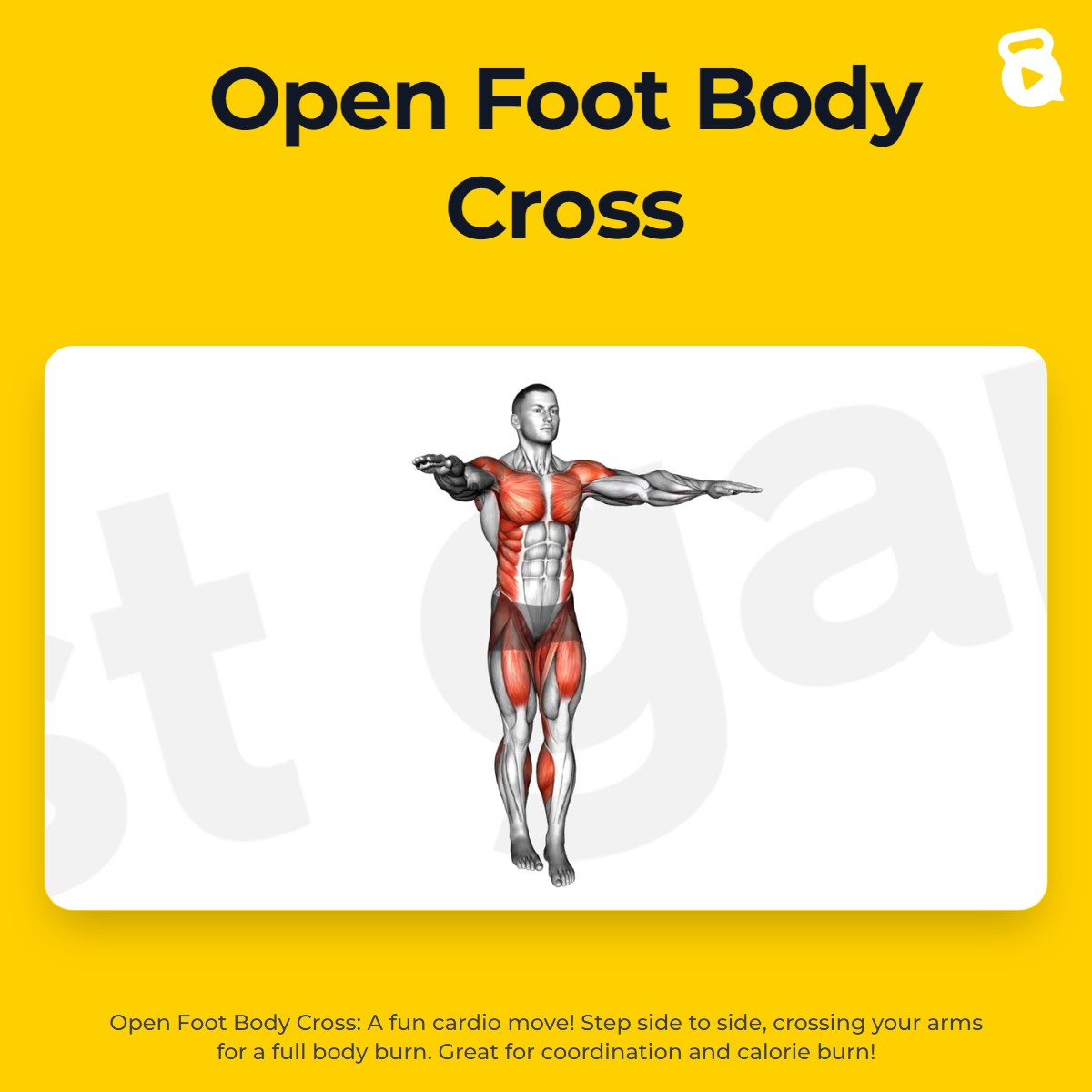 Open Foot Body Cross | JustGains
