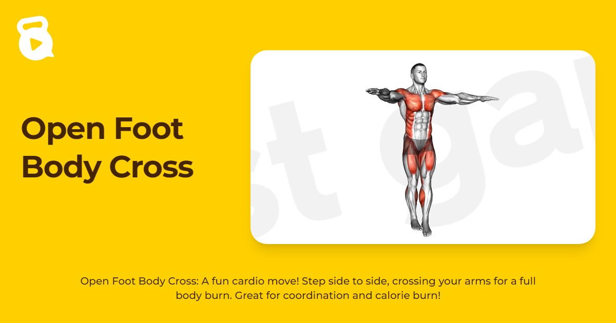 Open Foot Body Cross | JustGains