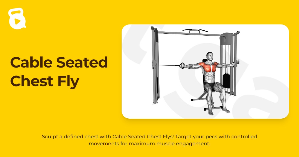 Cable Seated Chest Fly | JustGains