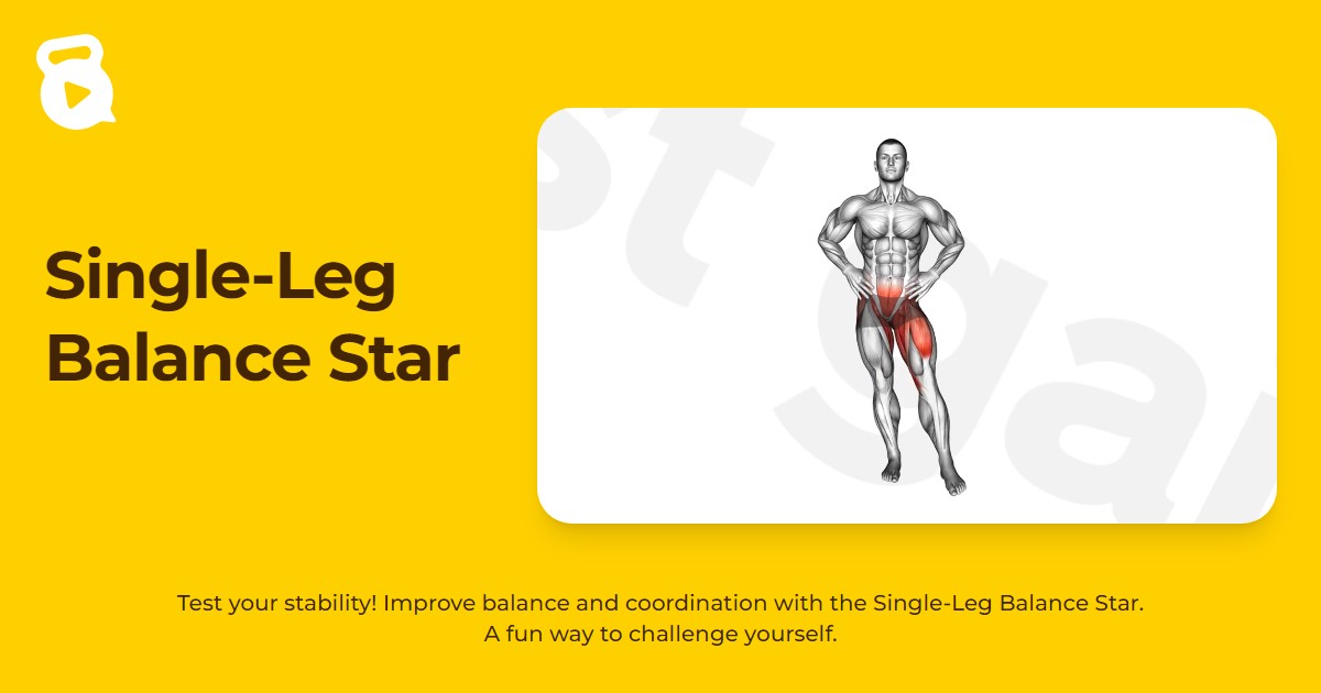 Single-Leg Balance Star | JustGains